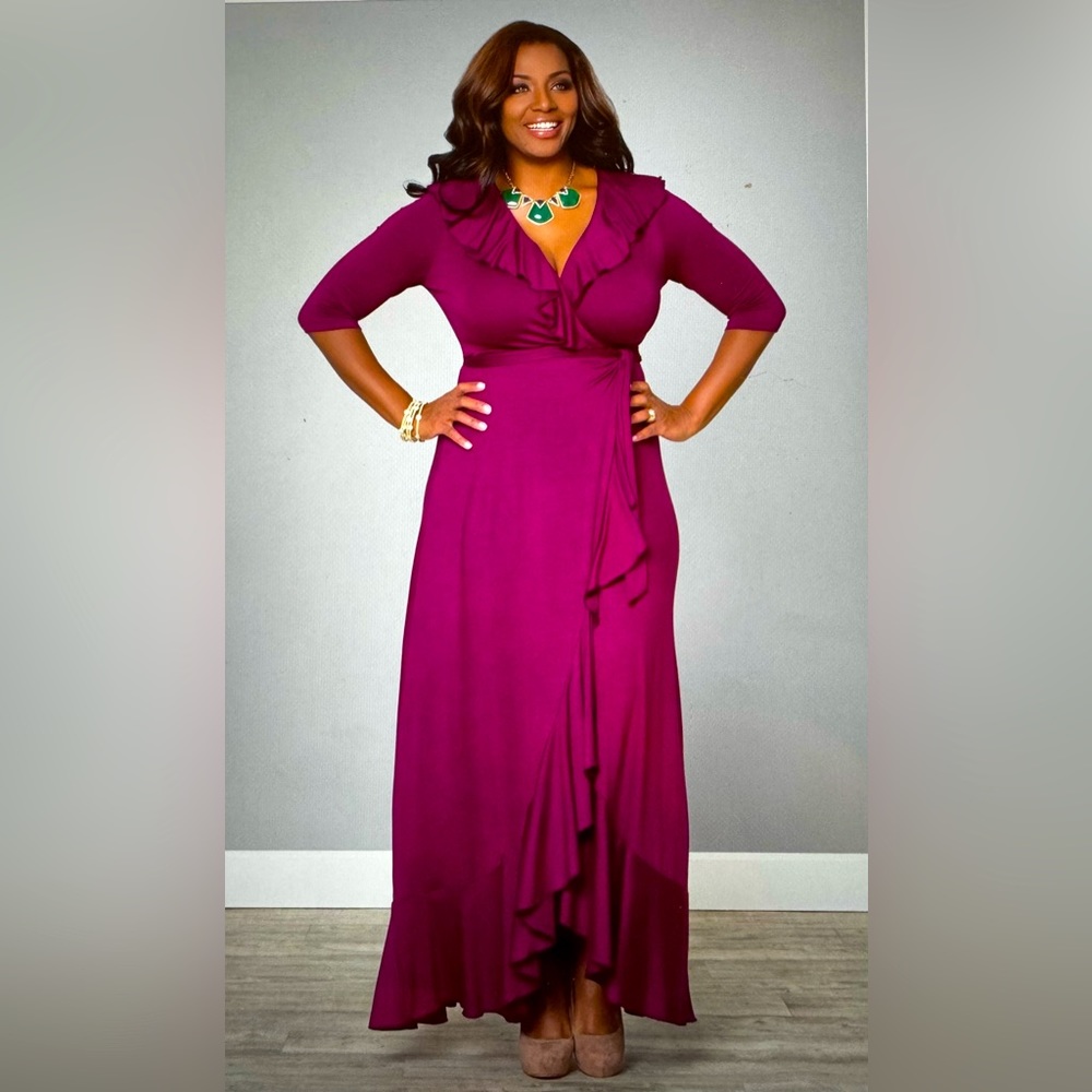Kiyonna wrap dress